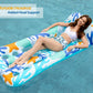 Jasonwell Inflatable Pool Float Lounge - 2 Pack, 71"x31", Vinyl, Blue&Beige, Model CPLF-180OBG2, Perfect for Lake & Beach Parties