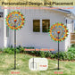 Lairander Butterfly Outdoor Wind Spinners, 84'' Large Garden Wind Spinner, Metal Yard Art Wind Sculptures & Spinners, Garden Dec