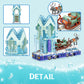 Under The Baubles Educiro Ice Princess Castle With Reindeer Sven Moveable Toy Building Set For Kids, Girls, And Boys Ages 8-12,(912 Pieces) Anna-Elsa'S Toys Gift Ideas