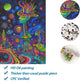 Bgraamiens Puzzle-Alien Land-1000 Pieces Rectangle Puzzle Fun Alien Theme Graffiti Colorful Jigsaw Puzzle For Adults And Kids(Alien Land)