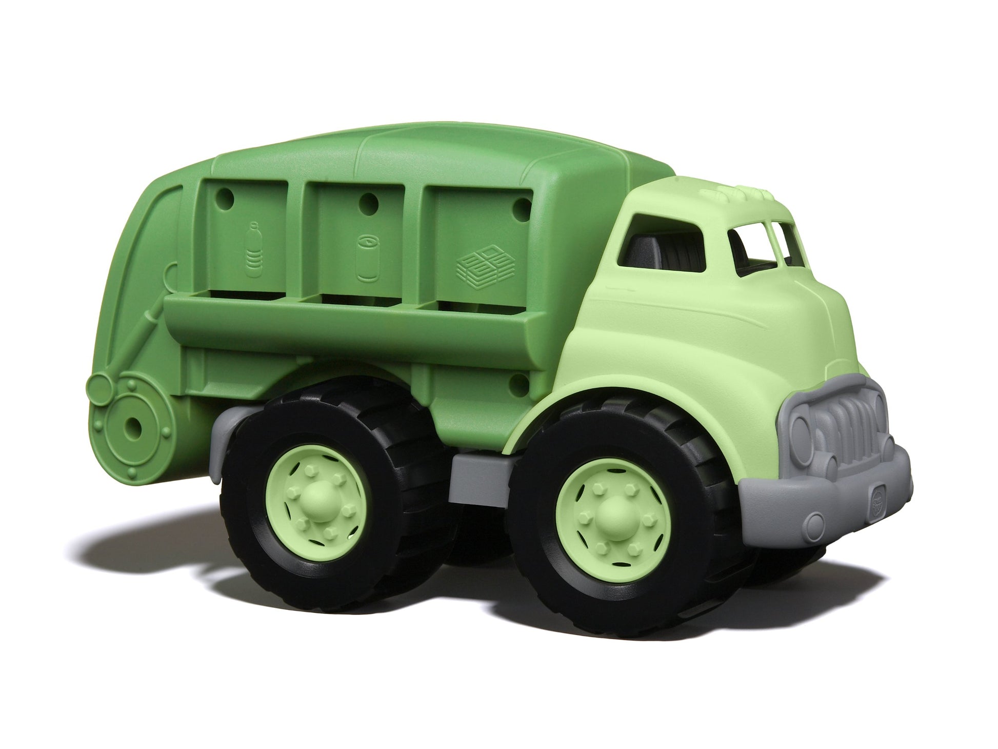 Green Toys Recycling Truck In Green Color - Bpa And Phthalates Free Garbage Truck For Improving Gross Motor, Fine Motor Skills. 