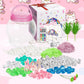 Diy Light-Up Unicorn Terrarium Kit For Kids,3 Light Modes Unicorn Toys & Activities Kits Presents,Arts & Crafts Unicorns Gift For Girls Age 4 5 6 7 8-12 Year Old Birthday Gift, Bedroom Decor