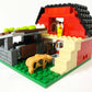 Brick Loot The Red Barn Farm, Custom Designed 160 Piece Model W/Animals, Chickens, Pig, Lamb, Eggs, & More, Compatible With Lego And Other Major Brick Brands Sets And Models, For Adults & Kids Age 6+