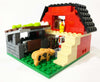 Brick Loot The Red Barn Farm, Custom Designed 160 Piece Model W/Animals, Chickens, Pig, Lamb, Eggs, & More, Compatible With Lego And Other Major Brick Brands Sets And Models, For Adults & Kids Age 6+