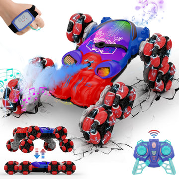 Sauftti 8Wd Gesture Sensing Rc Stunt Cars Toys For Boys Age 6-13, Hand Remote Control Climbing Car, Toy For Kids 6 7 8 9 10 11 1