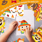 Chiazllta 30 Pcs Fall Thanksgiving Craft Kits Diy Scarecrow Craft For Kindergarten Kids, Fall Autumn Art Craft Make Your Own Sca