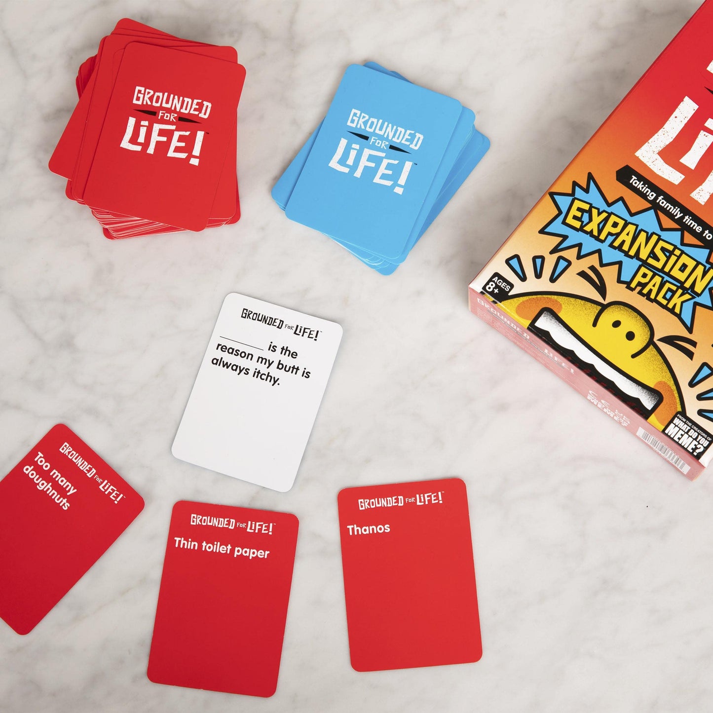 WHAT DO YOU MEME? Grounded for Life Expansion Pack - Kid Game, Medium Size, Multicolor, Model GFLEXP314, Ages 8+