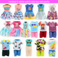 Miunana 5.3 Inch Girl Doll Dress 36 Pcs Clothes And Suitcase And Hats For 4-6 Inch Girl Doll Top And Pants Fashion Outfits Doll Shoes Dollhoues Furniture Kit