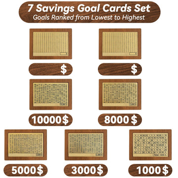 Wooden Piggy Bank Retro 5000/3000/8000/10000/1000 USD Money Savings Box for Bills and Coins Personalized Large Piggy Bank for Kid mature-themed Boy Girl Cute Money Saver with Number Tick Best Gift for Friend