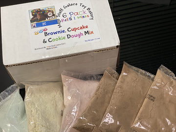 Mojo's Easy Bake Oven Mixes for Children Play | 6 Pack Refill Kit Cupcake Brownie and Cookie | 15.7 oz