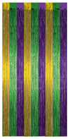 1-Ply FR Gleam N Curtain (gold, green, purple) Party Accessory (1 count) (1/Pkg)