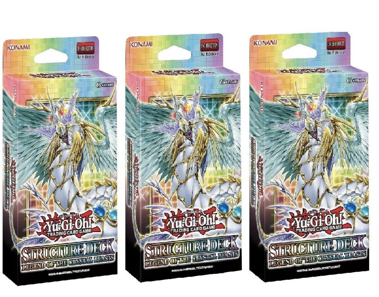 Tcg: Legend Of The Crystal Beasts Structure Deck - Contains 3 Structure Decks