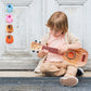 Yoloplus+ 17 Inch Kids Ukulele Guitar Toy 4 Strings Mini Children Musical Instruments Educational Learning Toy For Toddler Beginner Keep Tone Anti-Impact Can Play With Picks/Strap/Primary Tutorial