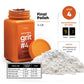 Dan&Darci Rock Tumbler Grit Refill Kit - 3.5 Pounds Grits Media + Poly Plastic Pellets - Rocks Polishing Refills For Any Brand Tumblers - Polish Tumbling Supplies Set - Stone Polisher