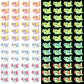 Ferraycle Mini Resin Axolotl Charms - 100 Pcs Luminous Tiny Animal Figurines for DIY Projects, Small, Diverse Colors