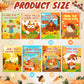 Containlol 48 Pcs Fall Coloring Books Thanksgiving Mini Coloring Books Thanksgiving Activity Book Bulk Fall Harvest Party Favors