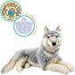 TigerHart Plush Dog - Winry The Wolf, 27 Inch, White, Soft Polyester Stuffed Animal
