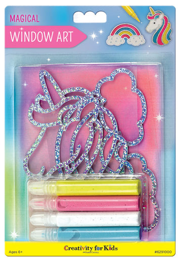 Creativity For Kids Window Art Craft Kit: Magical - Create Your Own Window Art- Unicorn Suncatcher Kit For Kids