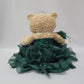 KINNEX COLLECTIONS SINCE 1997 20'' Quince Anos Quinceanera Last Doll Teddy Bear with Dress (Centerpiece) ~ ARC16832-33R (Emerald