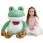 Earthsound Giant Frog Stuffed Animal Plush Toy,Large Jumbo 30'' Cute Soft Toys,Big Size Huge Fluffy Plushy Oversized Fat Plushie
