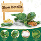 Tezituor 5 Pieces Realistic Stuffed Lizard Set With Babies,26.4 Inch Large Plush Bearded Dragon Animal Toy Gifts For Boys