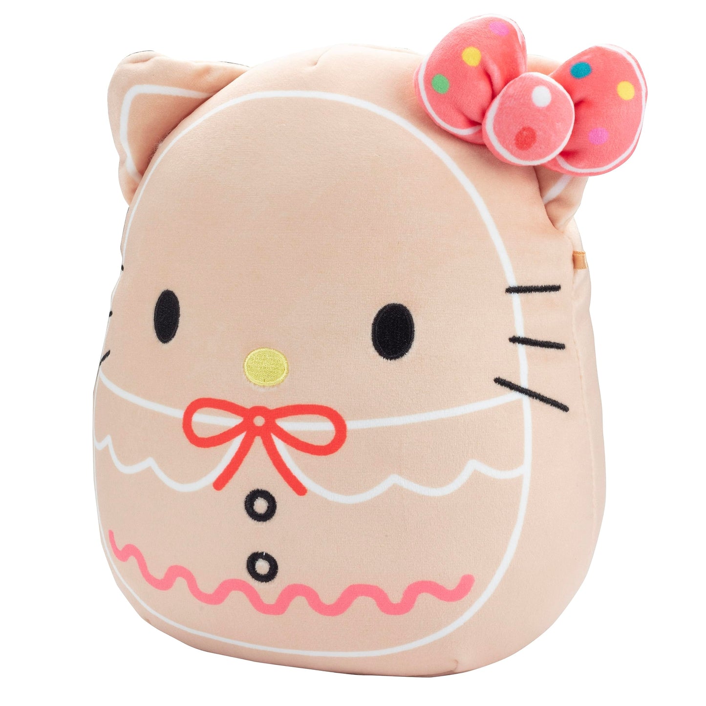 Squishmallows 8-Inch Hello Kitty Cookie Plush - Brown Polyester Collectible Soft Toy, Model SQSN00217