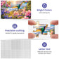300 Pieces Puzzles for mature-themed Jigsaw Puzzle 300 Piece Puzzle Children Elderly Puzzle Hummingbird Beach Flower Puzzle Gift for Mom Dad Family Friend Family Activity Games Home Decor Wall Art 20.5x15IN