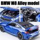 Erbadihago Toy Cars Compatible Bmw M8 Toys Car 1/32 Metal Model Car Collect Car With Light And Sound Pull Back For Boys Children