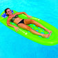 Wow Sports - Inflatable Green Lounger Pool Float - Pool Lounge For Kids & Adults - Great As A Float Raft For Tanning