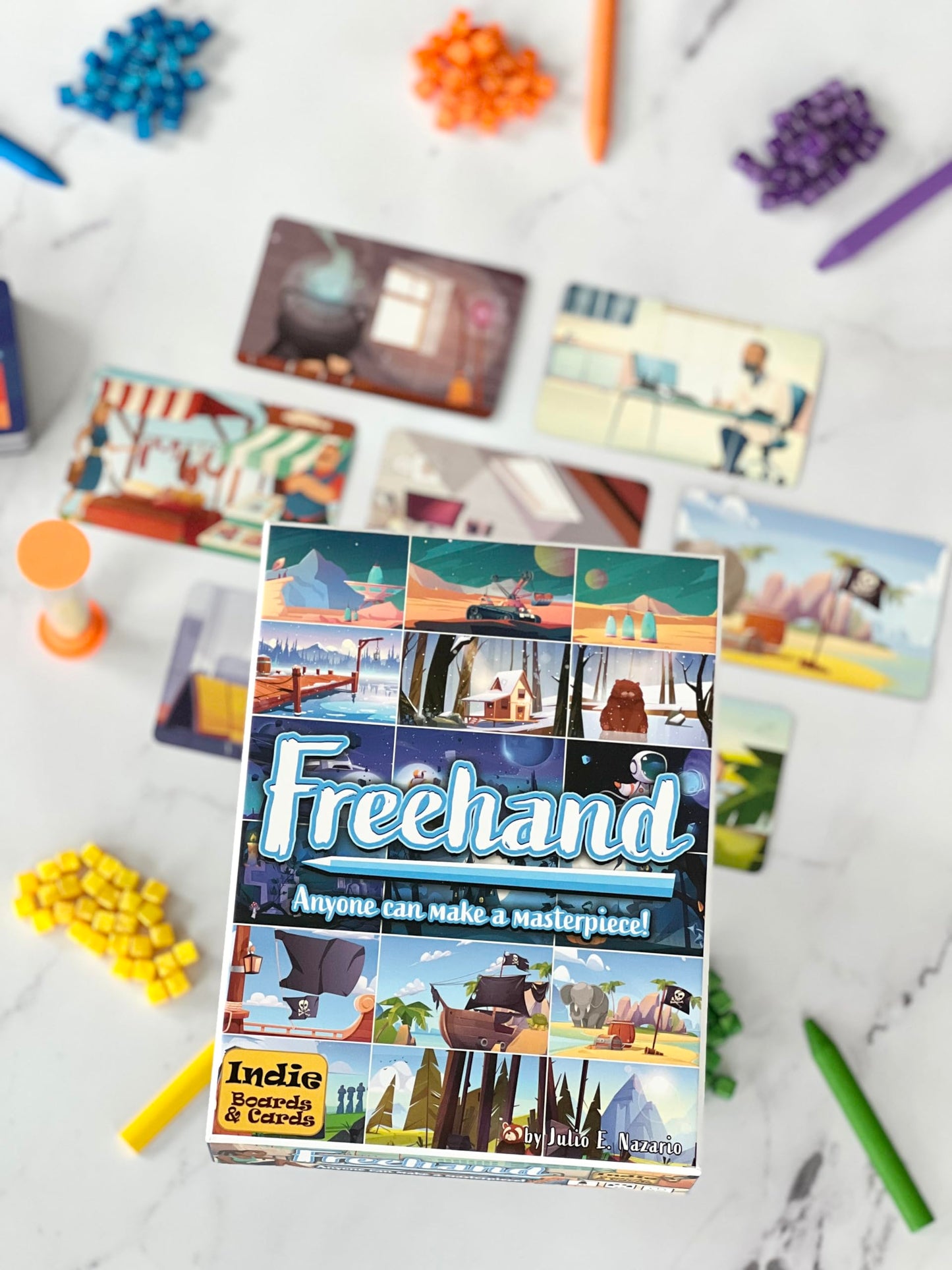 Freehand By Indie Boards & Cards, Party Board Game