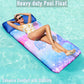 FindUWill Oversized Pool Floats mature-themed  72 X 37 X-Large Fabric Covered Pool Float Lounger with Headrest  Pool Floaties Raft Heavy Duty for Vacation (Mermaid)