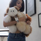 Alpacanext Soft And Cuddly Baby Alpaca Teddy Bear - 18 Inch. Premium Alpaca Stuffed Animal Handmade On Genuine Alpaka Fur. Cute