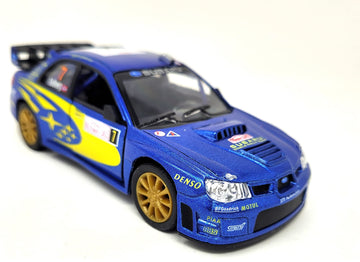 Kinsmart 2007 Subaru Impreza Wrc Racing Edition 5 Inch 1:36 Scale Die Cast Metal Model Toy Race Car