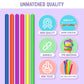BUNMO Stretchy Strings Sensory Toys - 12 Pack Mini - Multicolor - Fidget & Non-Mouthable - Easter Basket Stuffers