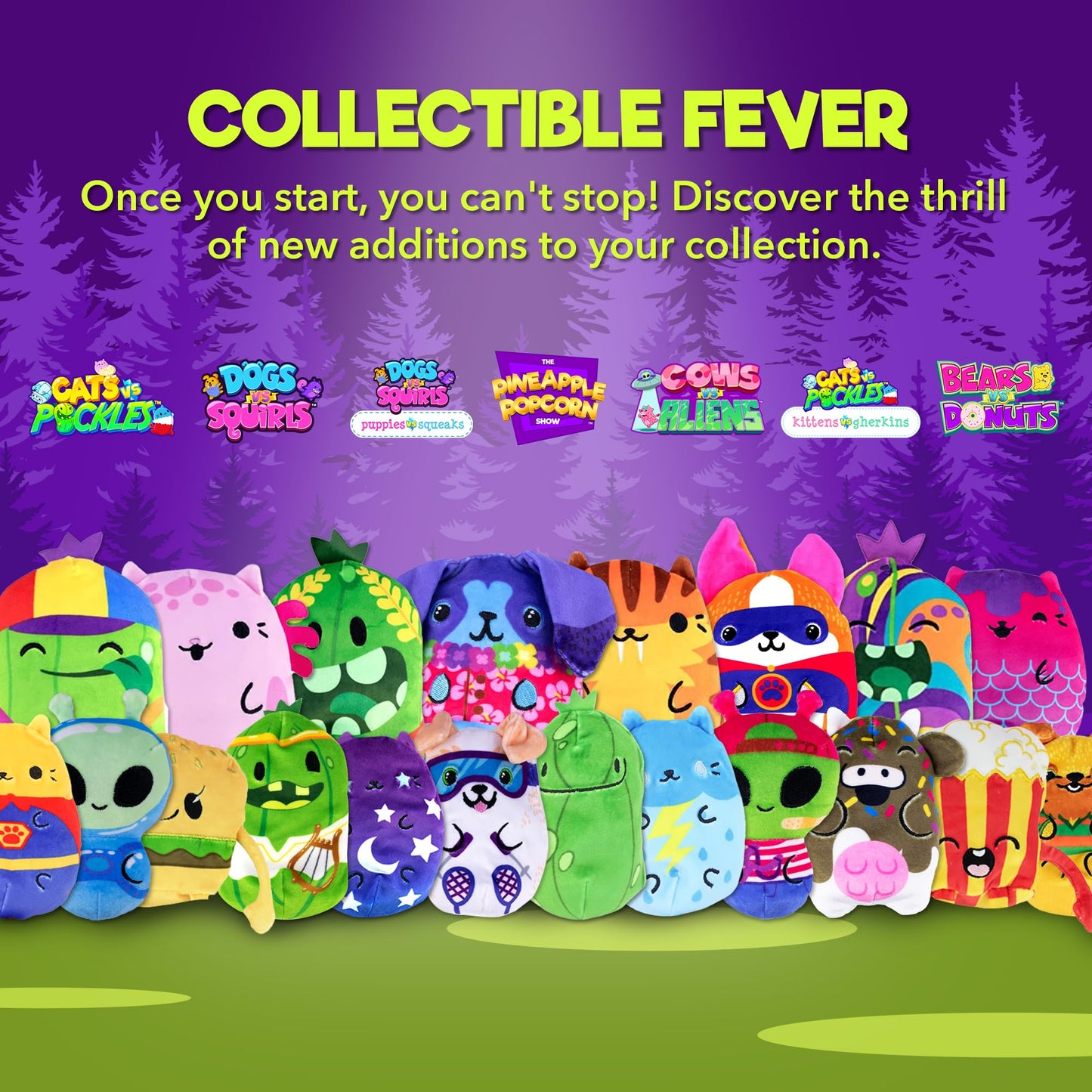 Cows Vs Aliens 2 Pack | Mystery Bags For Boys & For Girls | Alien & Cow Plush | Collectible Stocking Stuffer | Mystery 2Pk.