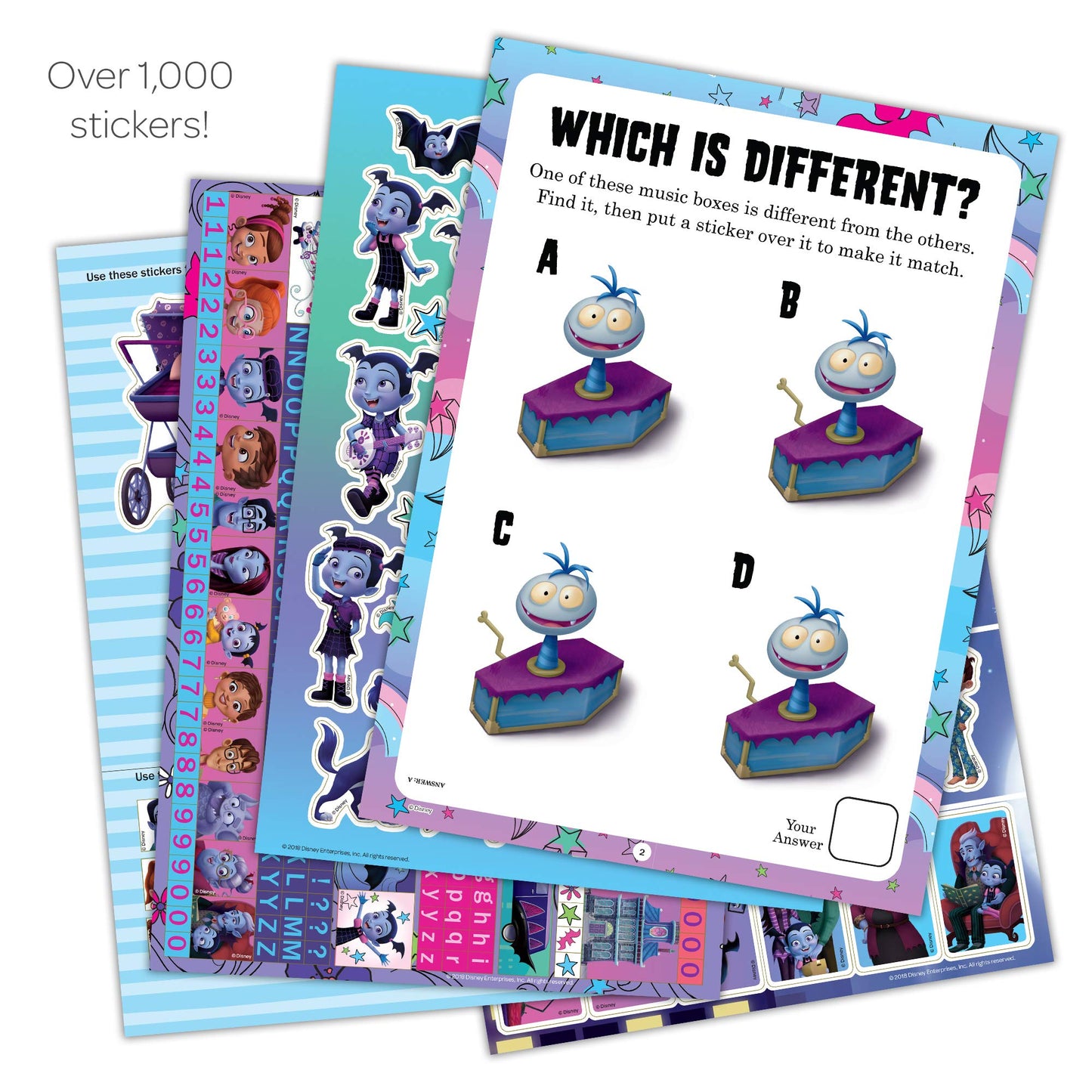Coloring & Activity Book with Over 1000 Stickers