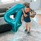 4 Balloon, Blue Number Balloons 40 Inch, 4Th Blue Party Decorations, 4 Year Old Four Large Numbers For Party Decor, Number 4 Bal