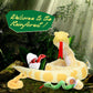 Tezituor Giant Stuffed Snake Plush, Yellow Snake Stuffed Animal With 3 Snake Babies & 2 Eggs,80' Long Boa Constrictor Snake Toys For Boys Girls Birthday Gifts