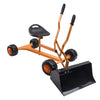 WONKAWOO Sand Digger Original Metal Excavator Bulldozer 360 Seat Ride On Toy for Kids, US Patented Extra Wide Scoop Bucket Desig