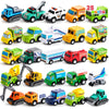JOYIN 25 Pieces Pull Back Cars and Trucks Toy Vehicles Set for Toddlers, Girls and Boys Kids Play Set, Die-Cast Car Set, Kids Pa