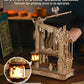 Robotime Printing Press Wooden Puzzle, 3D Puzzles For Adults And Teens, Mechanical Wooden Model To Build, Unique Toy House Warming Birthday For Women/Men