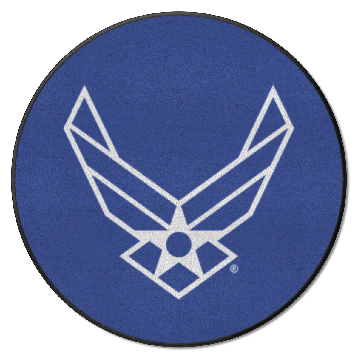 Fanmats Military Air Force Nylon Face Military Rug , 44 diameter