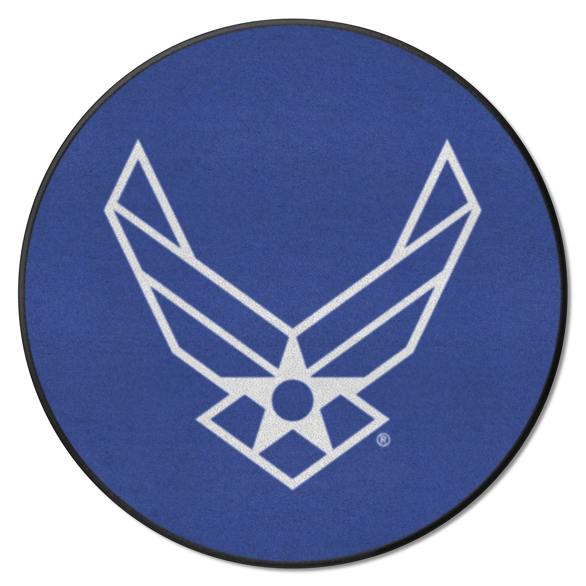 Fanmats Military Air Force Nylon Face Military Rug , 44 diameter