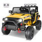 Hikole 24V Battery Powered Car With Remote Control, Kids Ride On Car, Music, Led Lights, Suspension System, Double Doors, Safety
