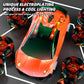 Terucle 8WD Remote Control Car, 2.4Ghz RC Cars with Spray & Cool Light, Kids Toys Electroplating Process Transform Drift Climbin