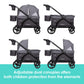 Baby Trend Navigator Plus 2-In-1 Stroller Wagon, Dash Midnight