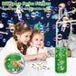 PANACARE Bubble Machine for Kids  Bubble Blower 10000+ Bubble per Min/Lights/DIY Stickers/Rechargeable battery/80ml Solution Automatic Bubble Toy for Kids Summer Outdoor Party Wedding