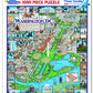 White Mountain Puzzles Washington Dc - 1000 Piece Jigsaw Puzzle