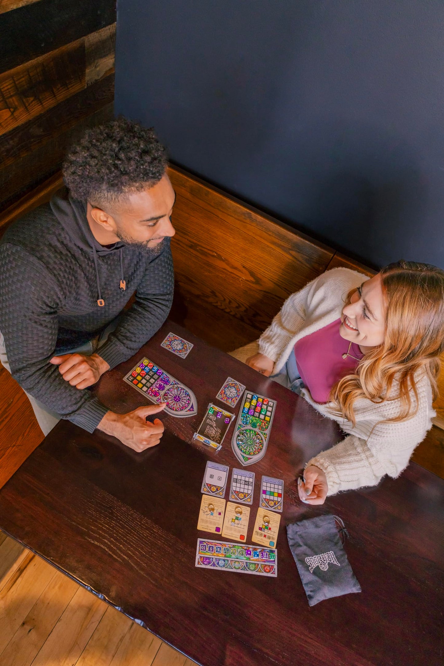 Floodgate Games Sagrada Board Game - Family Dice Drafting Strategy Game, 1-4 Players, Ages 10+, Multi-Color, Model FFG-SA01