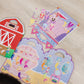 Melissa & Doug Reusable Puffy Sticker Play Set 3 Pack: On The Farm, Princess and Mermaid
